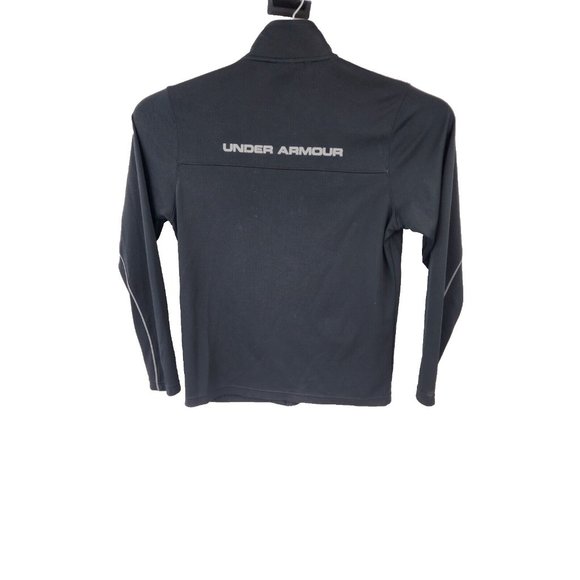 Under Armour Lightweight‎ Jacket Mens Size Medium Black Full Zip Long Sleeve - Picture 11 of 12